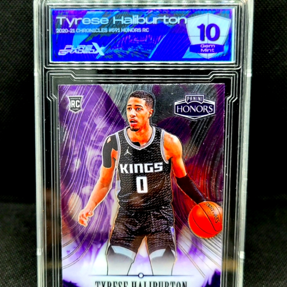 2020-21 Panini Honors Tyrese Haliburton Rookie #591 PGX Graded 10 Gem Mint 💎 RC